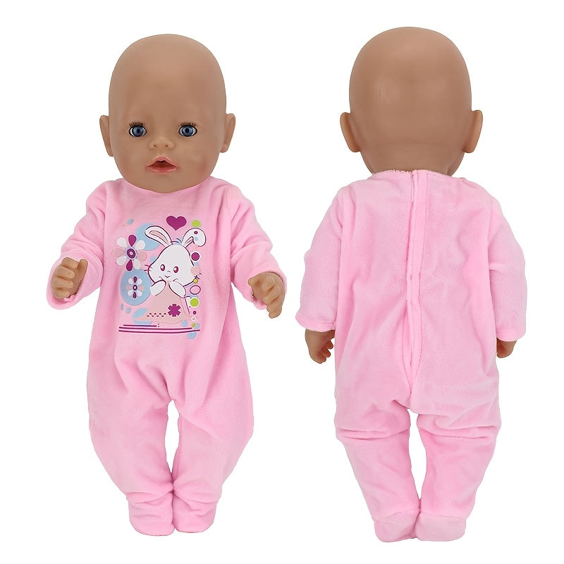 17" Reborn Doll Clothes Set for Girls