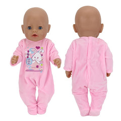 17" Reborn Doll Clothes Set for Girls