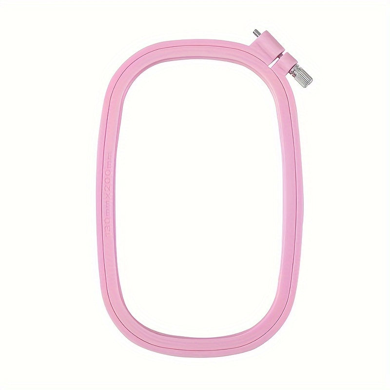 4pcs Colorful Plastic Embroidery Hoop Rectangular Frame for Cross Stitch