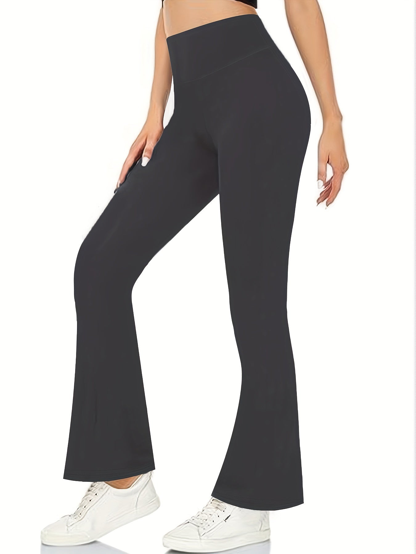 High Waist Flared Leg Yoga Pants All Season Women's Activewear