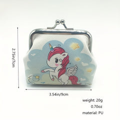Unicorn Coin Purse for Kids, Cute Cartoon Wallet Gift