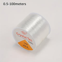 Plastic Crystal Beading Stretch Cord for Jewelry Making