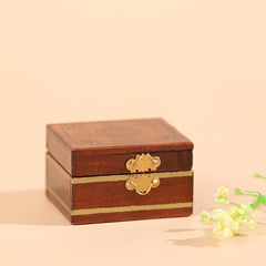 Mini Chinese Retro Cosmetic Box for 1/12 Doll House