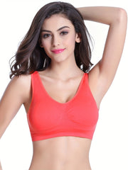 3pcs Wireless Sports Bras Breathable Tank Bra