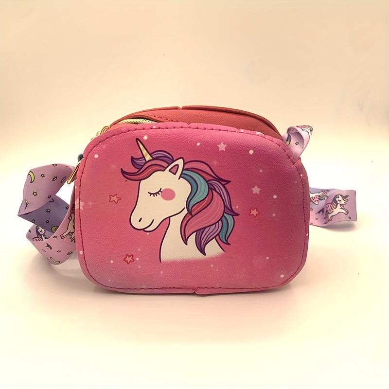 Girls Unicorn Crossbody Bag with Coin Purse