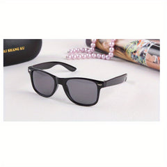 Square Sunglasses Casual Rivet Anti Glare UV400
