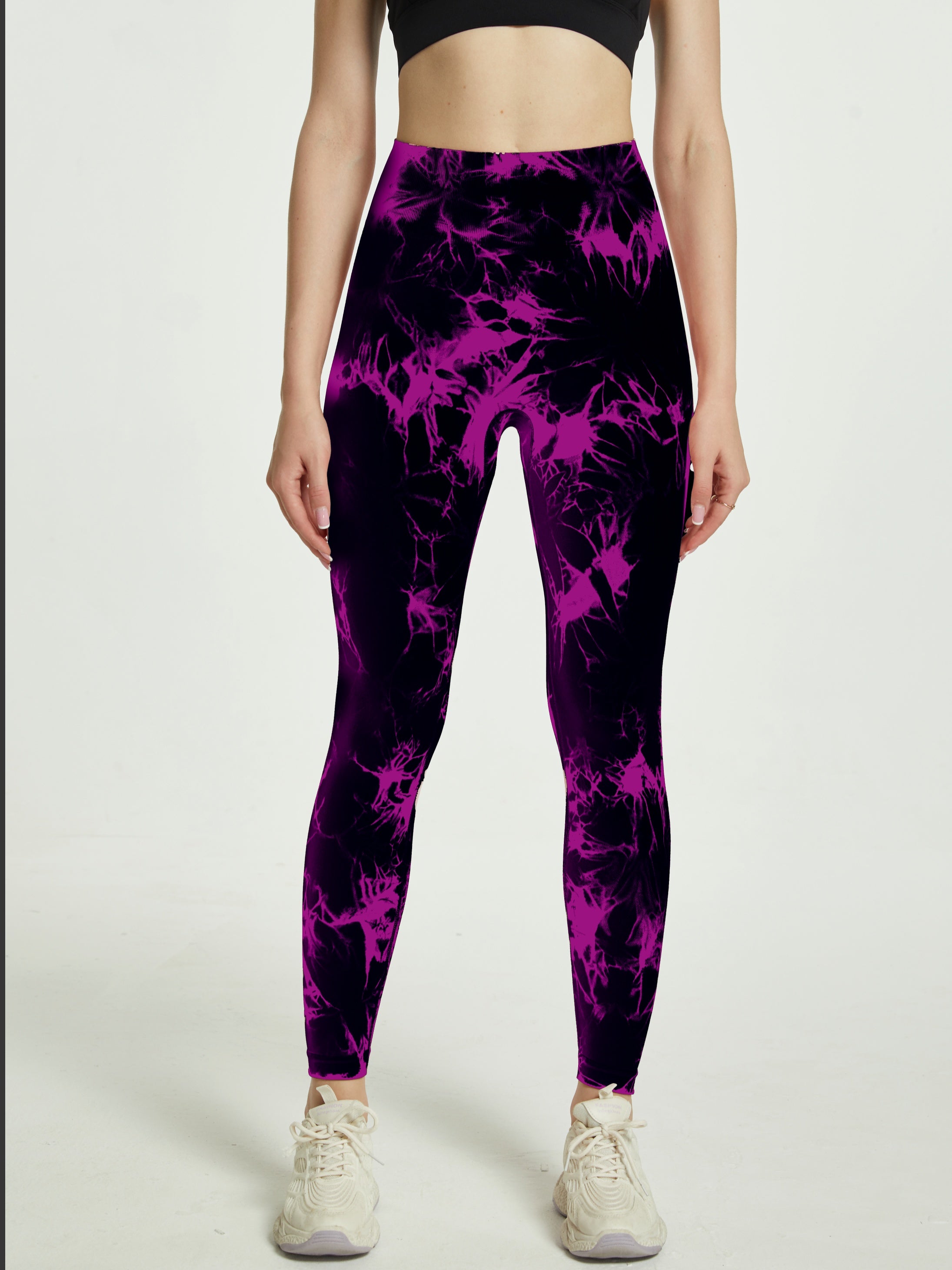 Tie Dye Fitness Leggings High Waist Yoga Pants Women