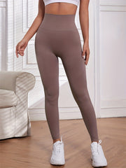 High Waist Yoga Pants Quick Drying Tummy Control Leggings