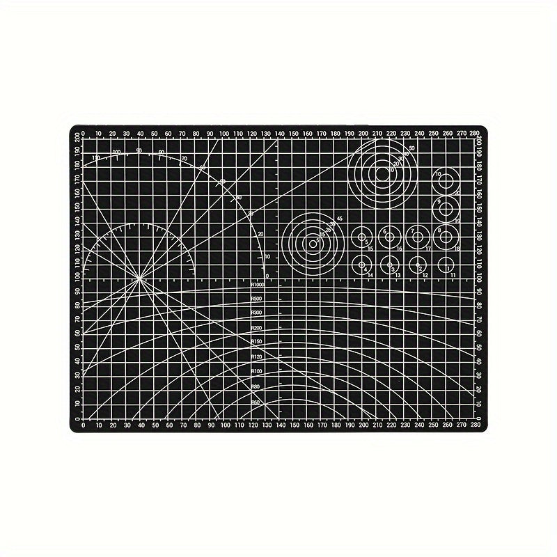 A4 Double Sided Cutting Mat Sewing Crafting Grid Line Cu