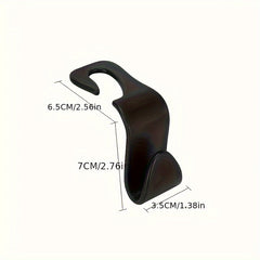 Car Mounted Cup Holder With Hooks & Seat Back Storage Bag