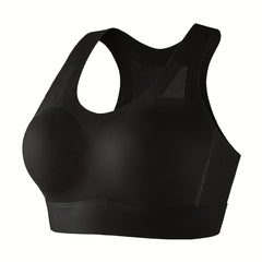Racerback Sports Bra Comfy & Breathable Tank Bra