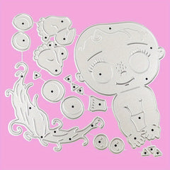 1pc Baby Boy Girl Metal Cutting Dies Stencil Paper Embossing DIY Scrapbooking