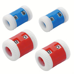 2pcs 4pcs Reusable Row Counter Red Stitch Counter Knit Counter