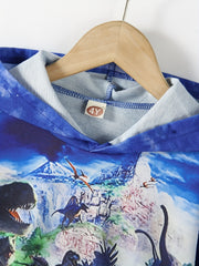 Dinosaur 3D Print Boys Hoodie Spring Fall Kids Sweatshirt