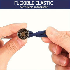 4pcs Stainless Steel Adjustable Jeans Button Extenders
