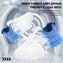 Women's Ombre Mesh Chunky Sneakers Running Shoes