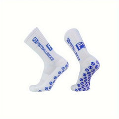 Men's Non Slip Athletic Mid Crew Sport Socks