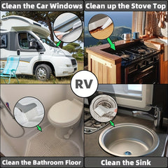 Handheld Cleaning Kit for Crevices Gaps Tracks Shutters