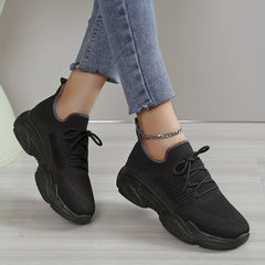 Women's Chunky Sneakers Breathable Low Top Running Trainers
