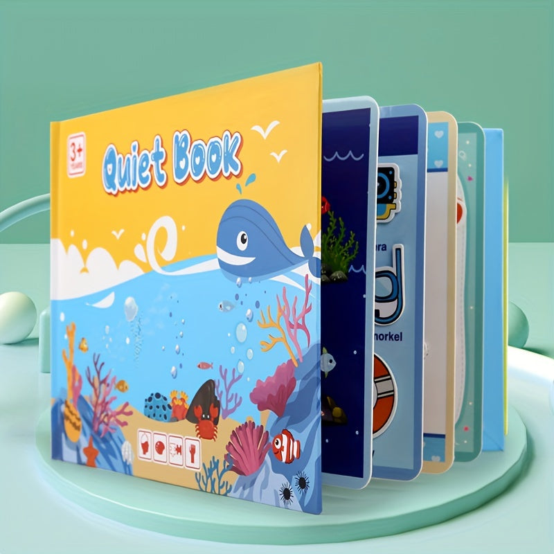 Children's Quiet Paste Book Toy Material Package Educational Toy