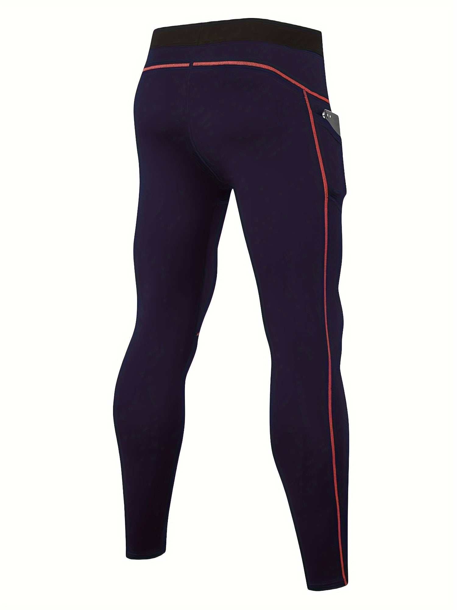 Men's Comfy Leggings With Pocket Active Quick Dry Stretch Sports Pants