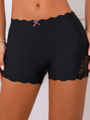 Lace Stitching Boyshort Panties Soft & Comfortable