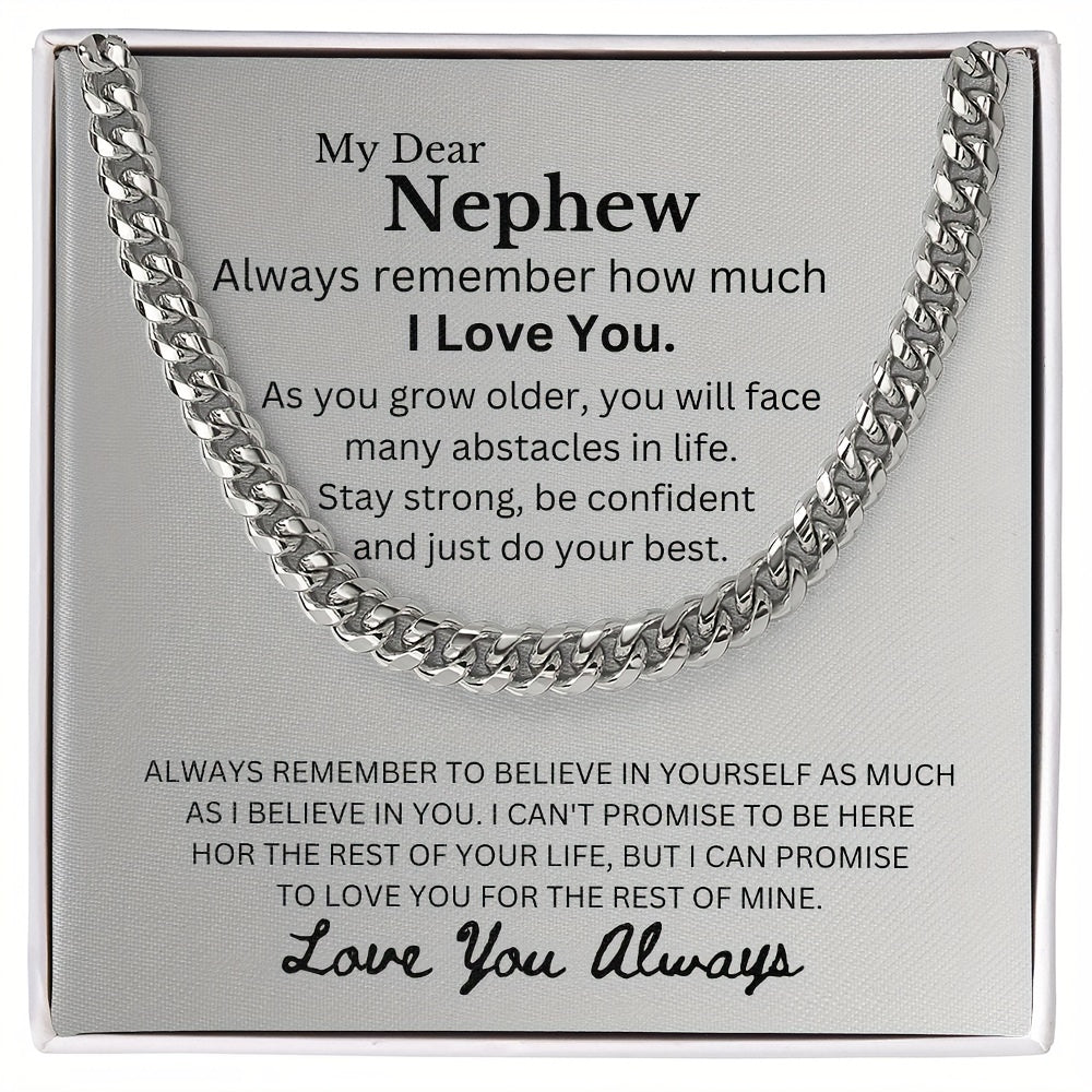 Hip Hop Style Chain Necklace for Nephew