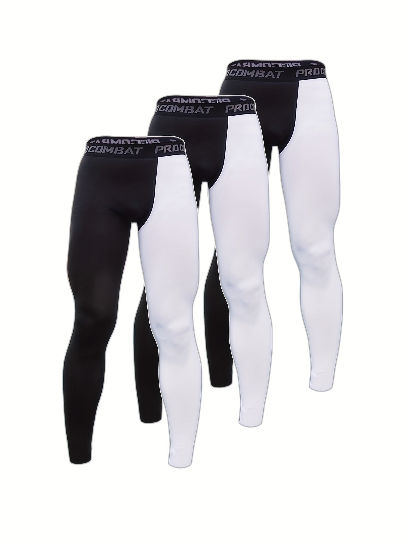 Men's Quick Dry Compression Pants for Outdoor Running Training