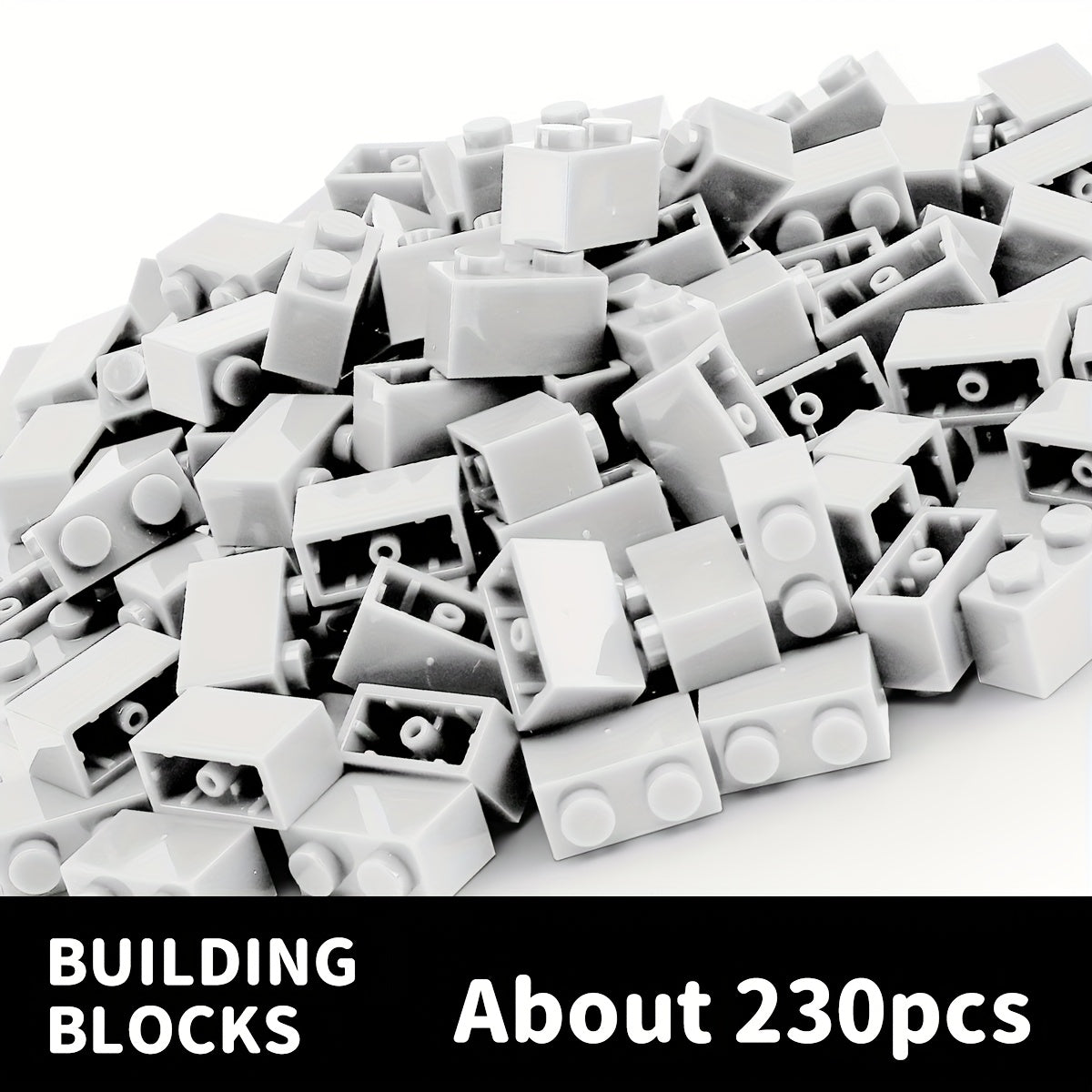 230pcs 1x2 High Brick Building Blocks DIY Toy for Boys and Girls