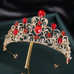 Rhinestone Bridal Tiara Crown Headband for Women Wedding Hair Jewelry