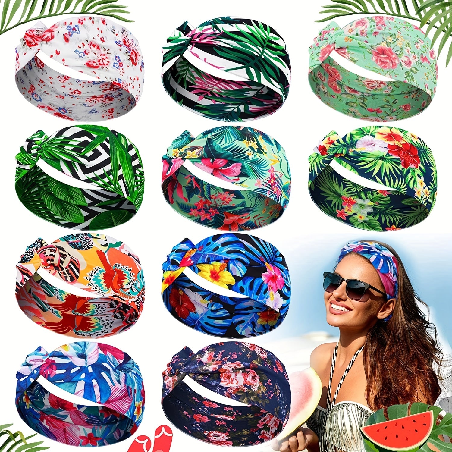 Bohemian Vintage Hairband Yoga Sports Headband Women's Headwear