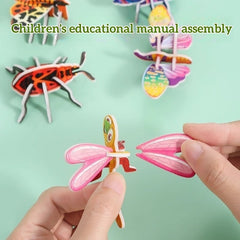 20pcs Kids 3D Puzzle Set - Animal Insect Theme - Educational Toy