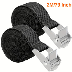 1pc Zinc Iron Buckle Car Cargo Belt Polyester Bondage Belt