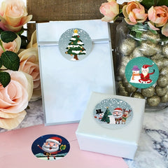 500 Sheets Christmas Gift Collection Adhesive Sticker Label