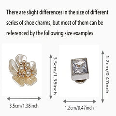 Women's Chain Flower Starfish Jewelry for Hole Shoes