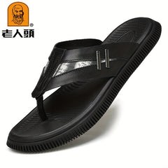 LAORENTOU Men's Durable Flip Flops Fast Dry Comfortable Thong Sandals