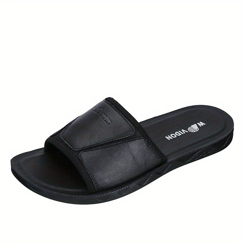 Men's Non Slip Casual Slides Open Toe Shoes for Indoor Outdoor Beach Shower