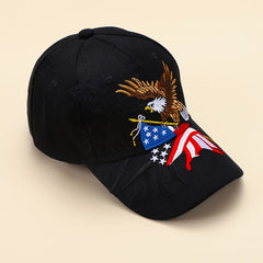 Men's Eagle American Flag Embroidered Baseball Cap