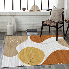 Fluffy Faux Wool Area Rug Non-slip Large Carpet for Living Room Bedroom
