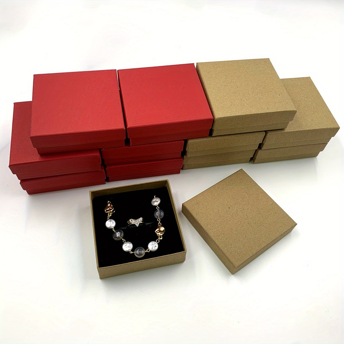 12pcs Necklace Earrings Jewelry Set Box Pendant Box