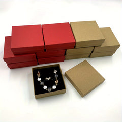 12pcs Necklace Earrings Jewelry Set Box Pendant Box