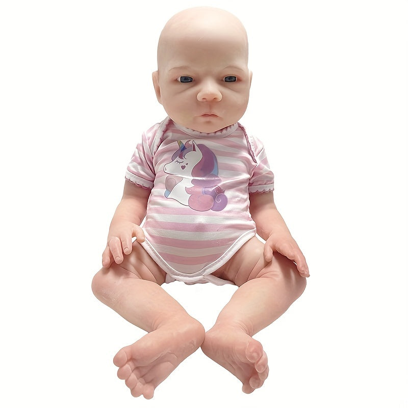 Full Body Silicone Reborn Doll Non-Polyethylene Enamel Material