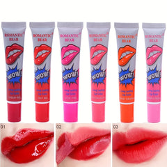Matte Lip Gloss Set - Waterproof Tear-Off Lip Tint
