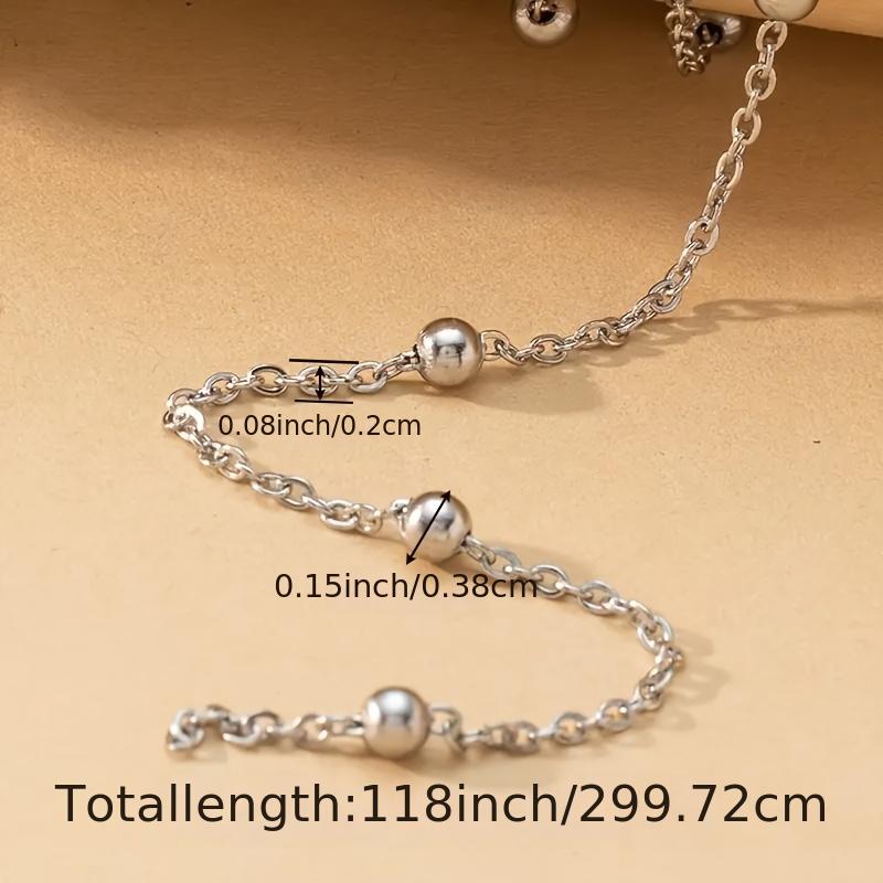 3 Meter Link Clip Beads Chains For Necklace Bracelet DIY