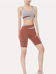 High Waist Yoga Set Gym Clothing Tracksuit Gym Set Fitness Suit