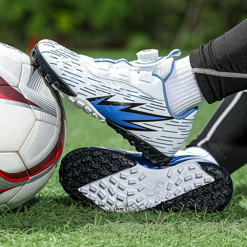 Boy's Turf Football Boots With Rotating Buckle