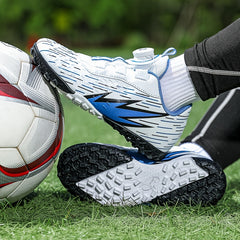 Boy's Turf Football Boots Rotating Buckle TF Soccer Cleats