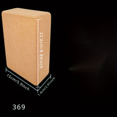 Cork Yoga Brick High Density for Home Gym