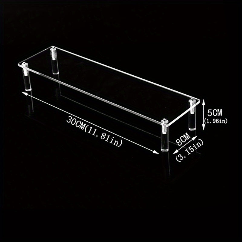 Acrylic Display Stand Shelf Pottery Storage Rack Doll Figurine Shelf