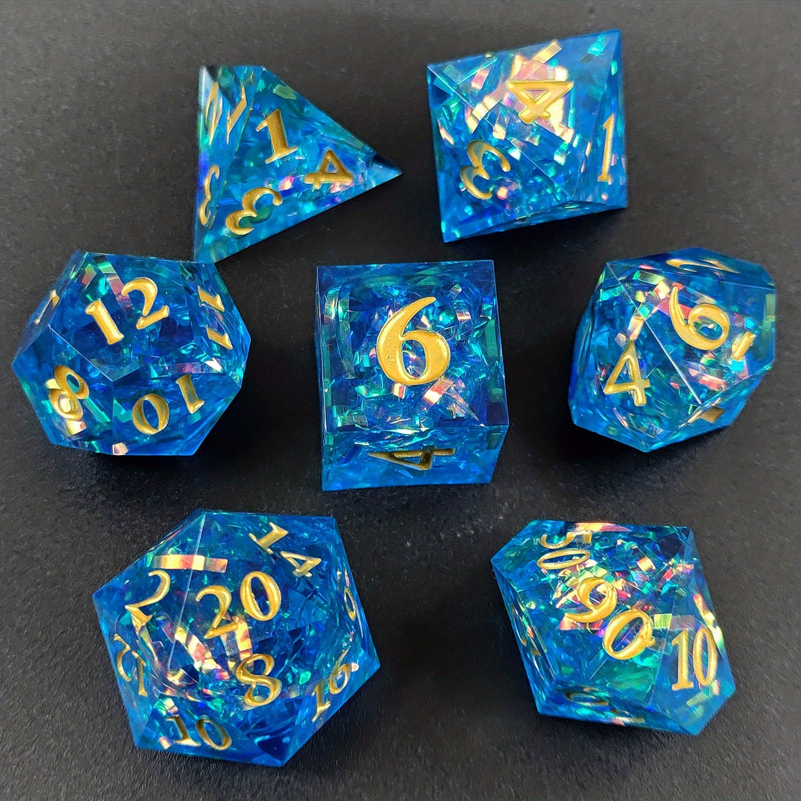 Deluxe Polyhedral Dice Set for RPGs